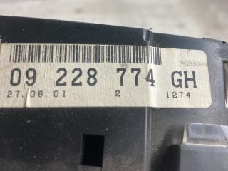 bontott OPEL ZAFIRA A Kilométeróra