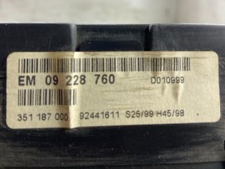 bontott OPEL ZAFIRA A Kilométeróra