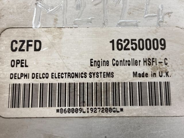 bontott OPEL ZAFIRA A Motorvezérlő