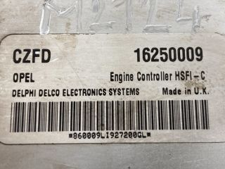 bontott OPEL ZAFIRA A Motorvezérlő