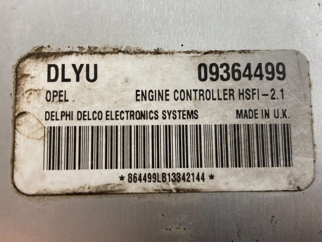 bontott OPEL ZAFIRA A Motorvezérlő