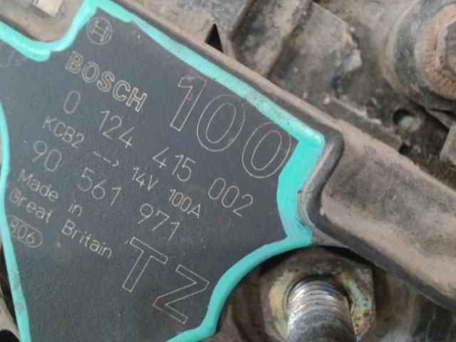 bontott OPEL ZAFIRA A Generátor