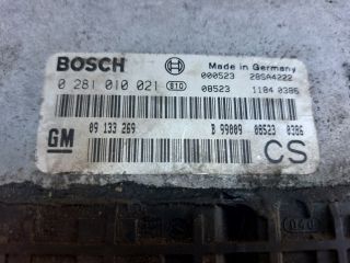 bontott OPEL ZAFIRA A Motorvezérlő