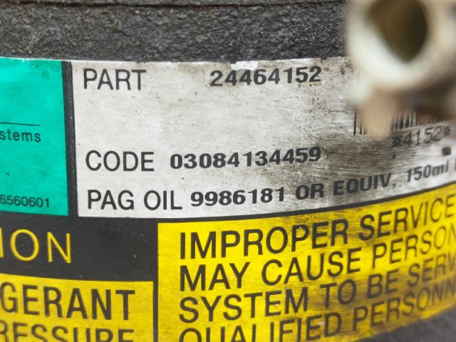 bontott OPEL ZAFIRA A Klímakompresszor