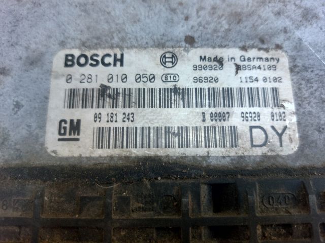 bontott OPEL ZAFIRA A Motorvezérlő