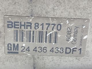 bontott OPEL ZAFIRA A Intercooler