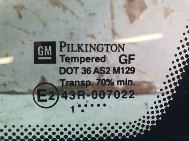 bontott OPEL ZAFIRA A Bal A Oszlop Oldalablak Üveg