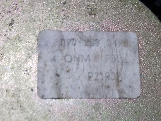 bontott OPEL ZAFIRA A Bal első Hangszóró