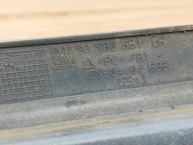 bontott OPEL ZAFIRA A Bal Fényszóró Bajusz Díszléc