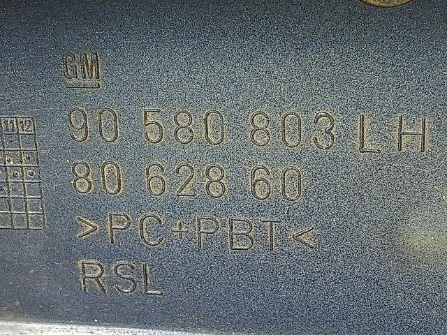 bontott OPEL ZAFIRA A Bal Hátsó Lámpa Bajusz Díszléc