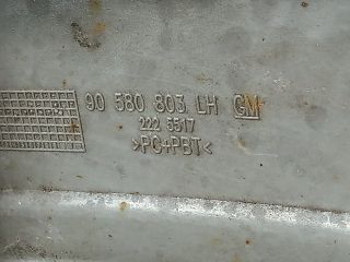 bontott OPEL ZAFIRA A Bal Hátsó Lámpa Bajusz Díszléc