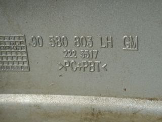 bontott OPEL ZAFIRA A Bal Hátsó Lámpa Bajusz Díszléc