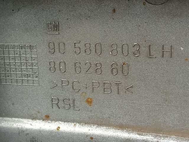 bontott OPEL ZAFIRA A Bal Hátsó Lámpa Bajusz Díszléc