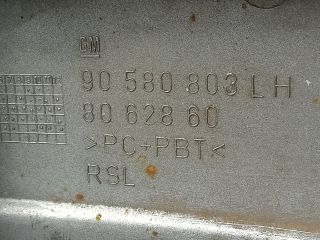 bontott OPEL ZAFIRA A Bal Hátsó Lámpa Bajusz Díszléc