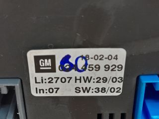 bontott OPEL ZAFIRA A Fűtéskapcsoló (digit klímás)