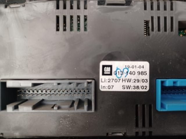 bontott OPEL ZAFIRA A Fűtéskapcsoló