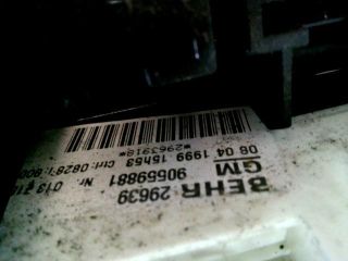 bontott OPEL ZAFIRA A Fűtéskapcsoló