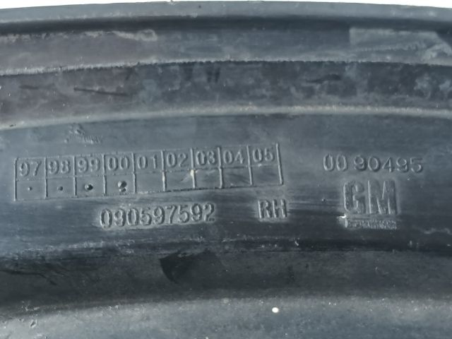 bontott OPEL ZAFIRA A Jobb első Sárvédő Díszléc