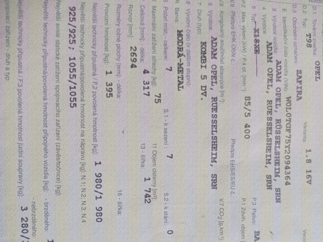 bontott OPEL ZAFIRA A Jobb hátsó Ablakemelő Kapcsoló