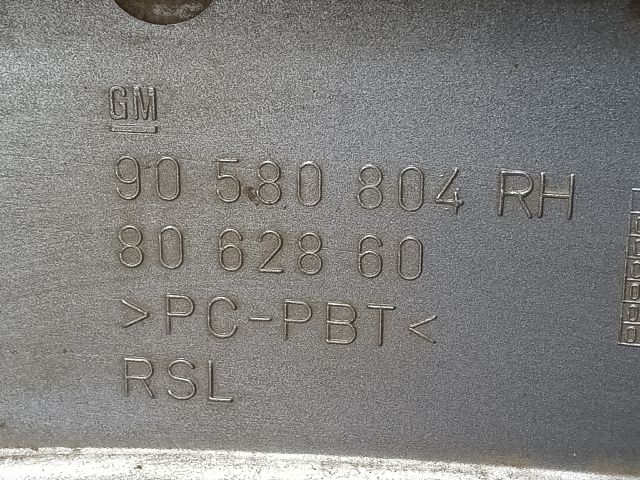 bontott OPEL ZAFIRA A Jobb Hátsó Lámpa Bajusz Díszléc