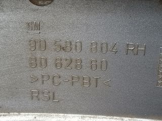 bontott OPEL ZAFIRA A Jobb Hátsó Lámpa Bajusz Díszléc