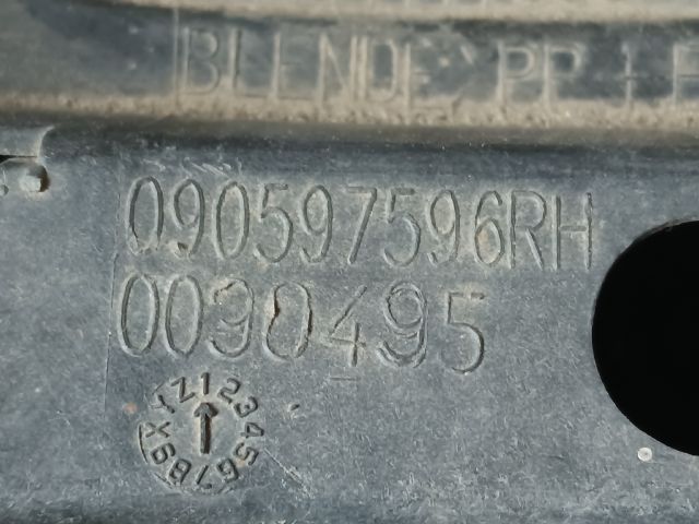 bontott OPEL ZAFIRA A Jobb hátsó Lökhárító Sarok (Műanyag)