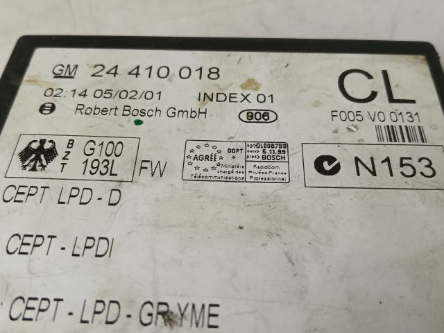 bontott OPEL ZAFIRA A Komfort Elektronika