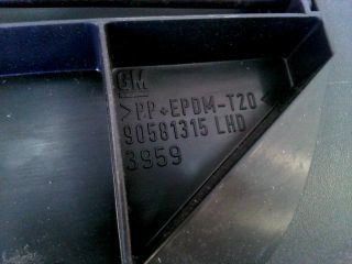 bontott OPEL ZAFIRA A Komplett Kormányoszlop Burkolat