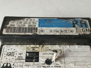 bontott OPEL ZAFIRA A Központizár Elektronika