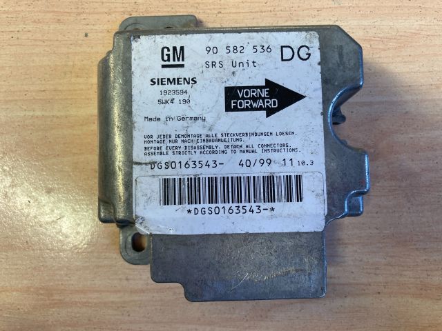 bontott OPEL ZAFIRA A Légzsák Elektronika