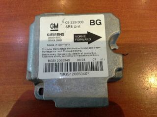 bontott OPEL ZAFIRA A Légzsák Elektronika