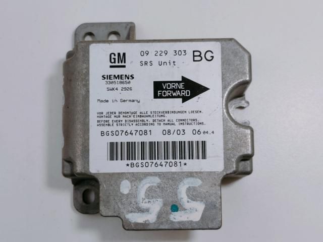 bontott OPEL ZAFIRA A Légzsák Elektronika