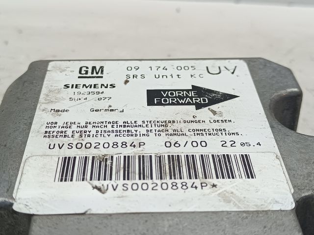 bontott OPEL ZAFIRA A Légzsák Elektronika