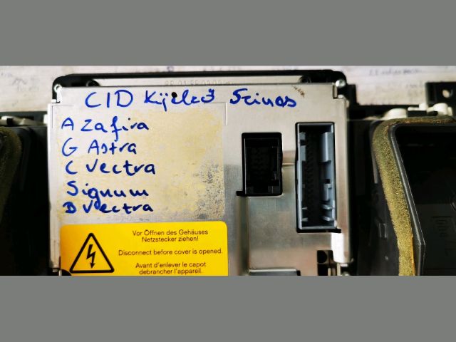 bontott OPEL ZAFIRA A Multifunkciós Kijelző