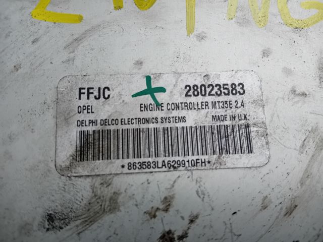 bontott OPEL ZAFIRA B Motorvezérlő