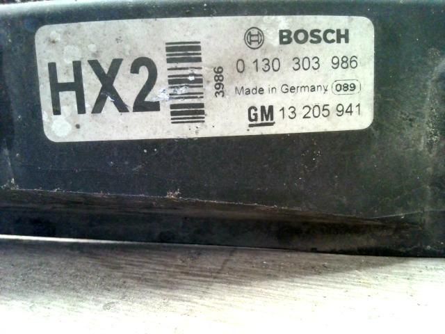 bontott OPEL ZAFIRA B Hűtőventilátor