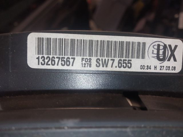 bontott OPEL ZAFIRA B Kilométeróra