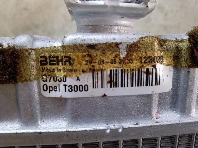 bontott OPEL ZAFIRA B Fűtőradiátor