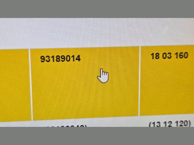 bontott OPEL ZAFIRA B Homlokfal (Üres lemez)