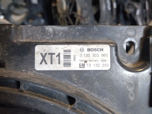 bontott OPEL ZAFIRA B Hűtőventilátor