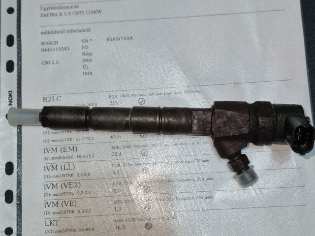 bontott OPEL ZAFIRA B Porlasztó (1 db)