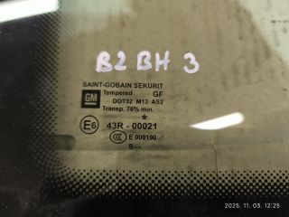 bontott OPEL ZAFIRA B Bal C Oszlop Oldalablak Üveg