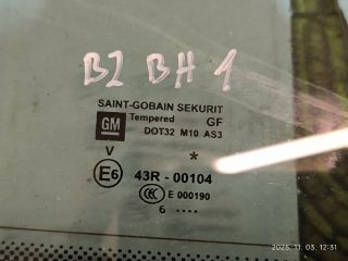bontott OPEL ZAFIRA B Bal C Oszlop Oldalablak Üveg