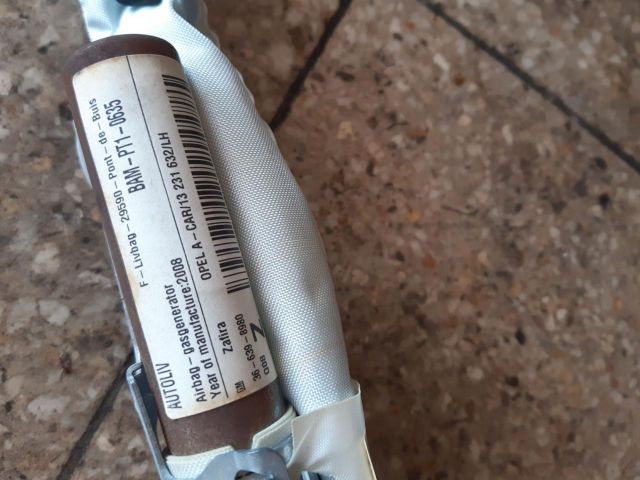 bontott OPEL ZAFIRA B Bal Függönylégzsák és Oldallégzsák