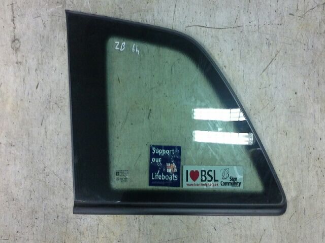 bontott OPEL ZAFIRA B Bal hátsó Fixüveg (Ajtóban)