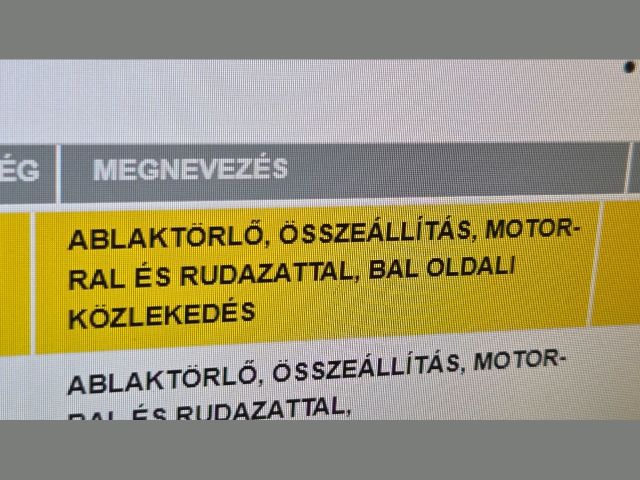 bontott OPEL ZAFIRA B Első Ablaktörlő Szerkezet Motorral