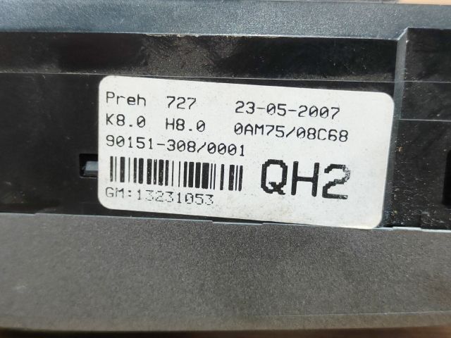 bontott OPEL ZAFIRA B Fűtéskapcsoló (manuális klímás)