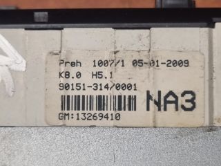 bontott OPEL ZAFIRA B Fűtéskapcsoló (manuális klímás)