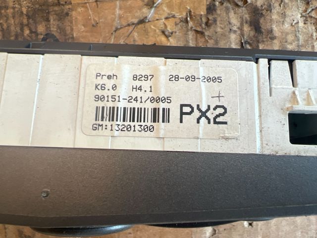 bontott OPEL ZAFIRA B Fűtéskapcsoló (manuális klímás)