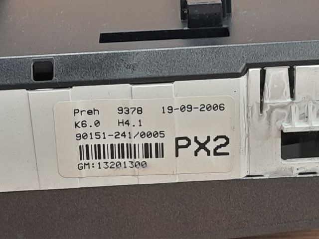 bontott OPEL ZAFIRA B Fűtéskapcsoló (manuális klímás)